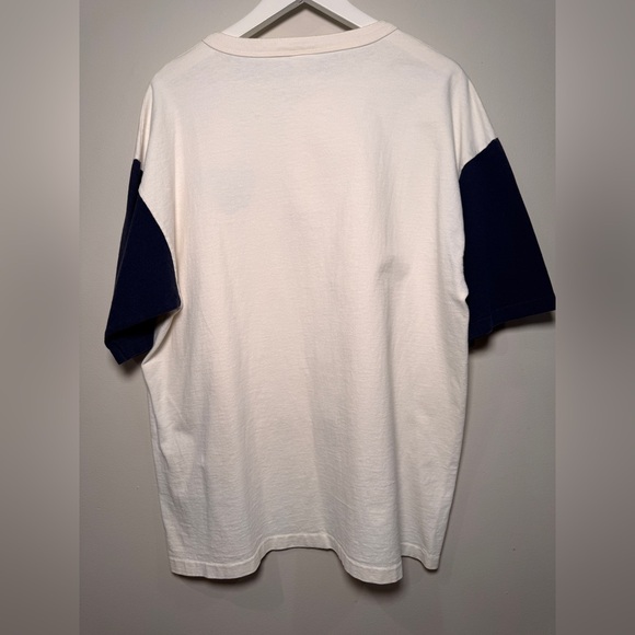 Vintage Gettysburg Henley Shirt Men’s XL | Embroidered Cannon | 90s / Y2K | Navy - Picture 4 of 4